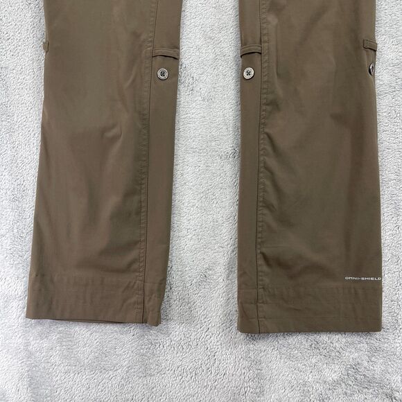 Columbia Sportswear Omni-Shield Hiking Pants Womens 6 Green Stretch Outdoor - Picture 4 of 15